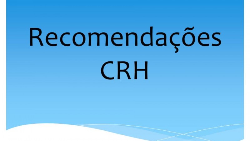 Recomendações CRH Imagem