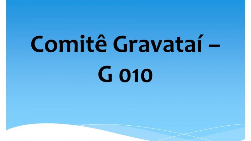 Comitê Rio Gravataí – G 010