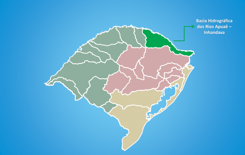Localização da Bacia Hidrográfica dos Rios Apuaê – Inhandava