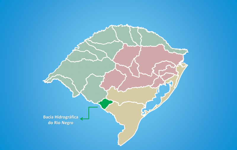 Localização da Bacia Hidrográfica do Rio Negro