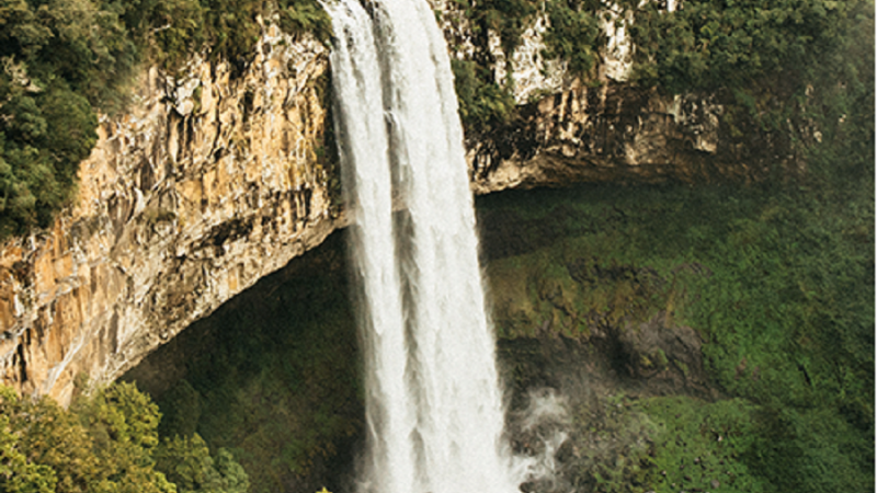 Cascata do Caracol, em Canela.