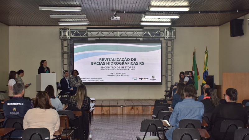 O evento ocorreu no Auditório da Administração da Expointer.