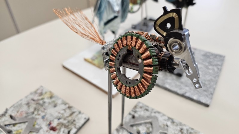 Material usado na confecção será oriundo do reaproveitamento de materiais eletrônicos.