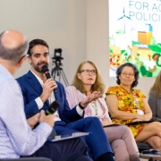 O governador reforçou que as enchentes levaram o RS a inovar, criando estruturas permanentes de gestão e monitoramento 