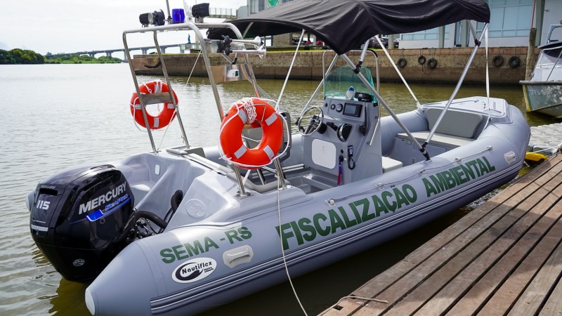 Embarca&ccedil;&atilde;o apoiar&aacute; a&ccedil;&otilde;es de fiscaliza&ccedil;&atilde;o ambiental da Sema e da Patram no RS