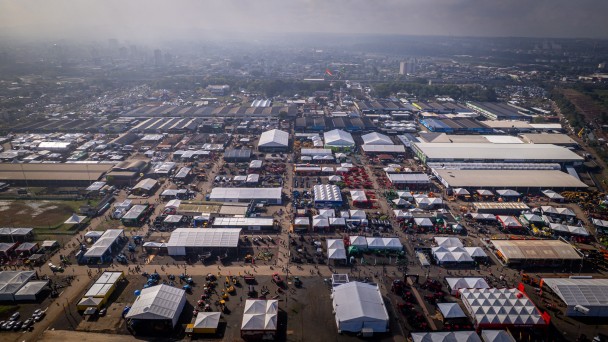 Foto a&eacute;rea da Expointer 2026